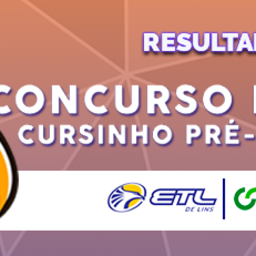 Resultado Concurso de Descontos - Cursinho ETL - ETL