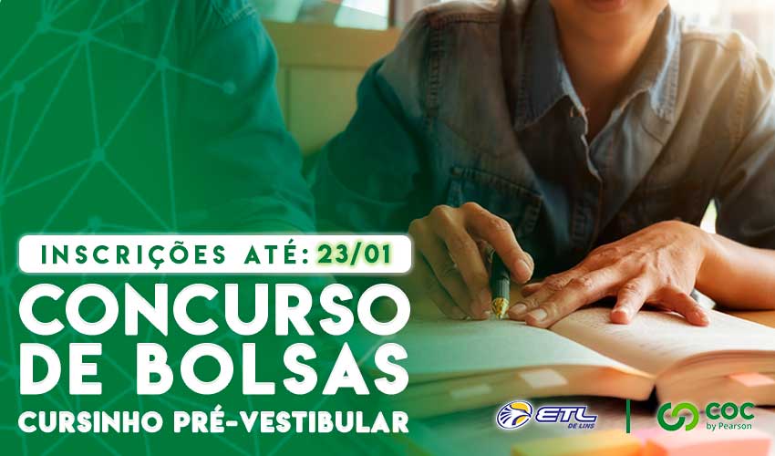 Concurso de Descontos para Cursinho Pré-Vestibular - ETL