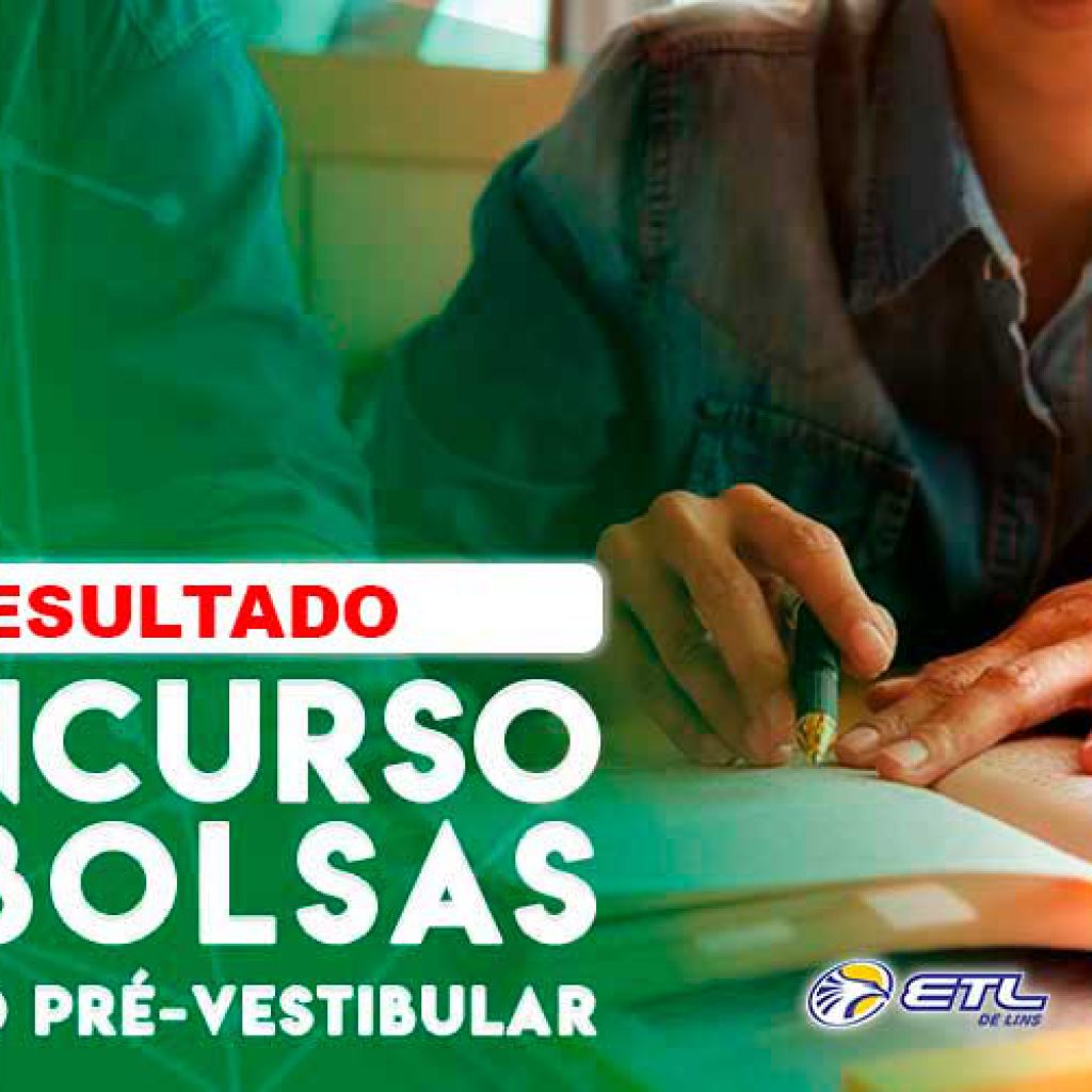 Resultado do Concurso de Bolsas para Cursinho ETL