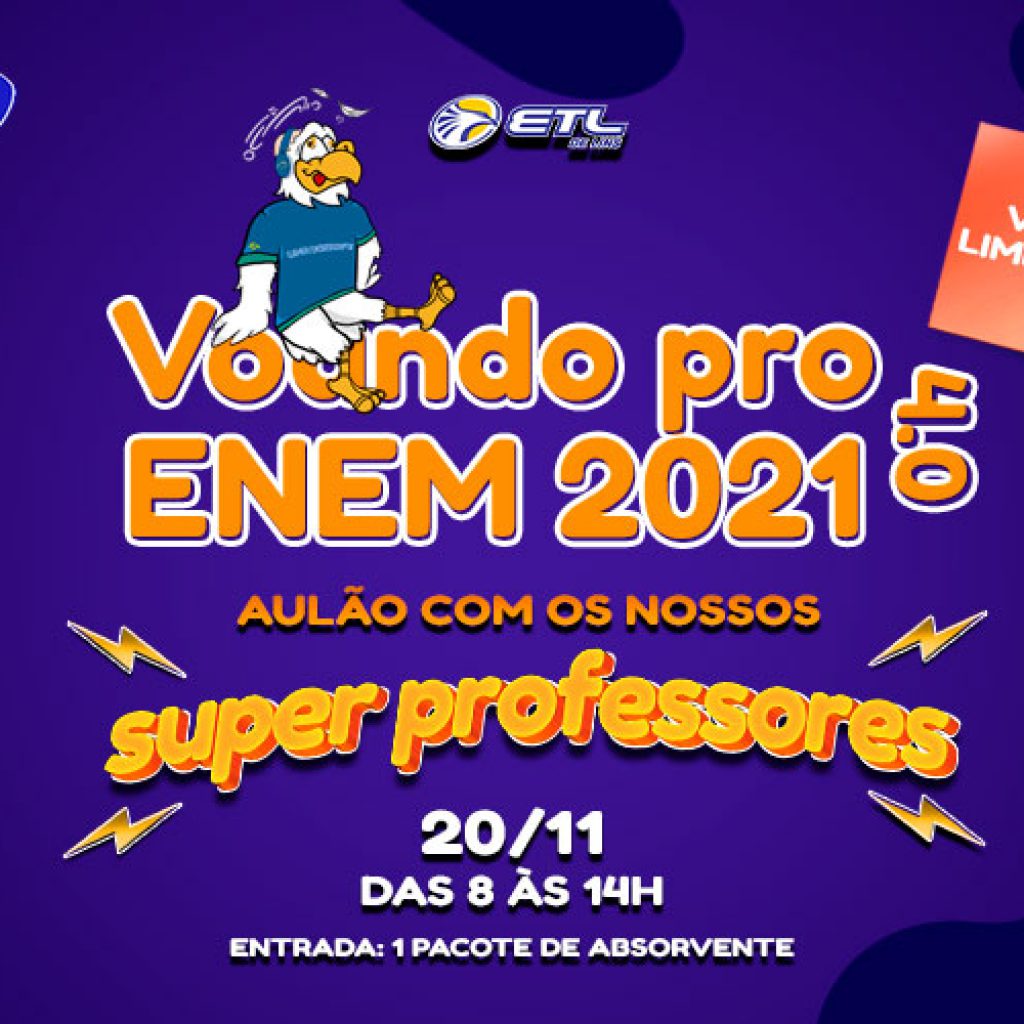 Vem aí o "Voando pro ENEM 4.0" - ETL