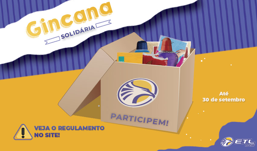 Alunos participarão de gincana solidária para entidades beneficentes - ETL