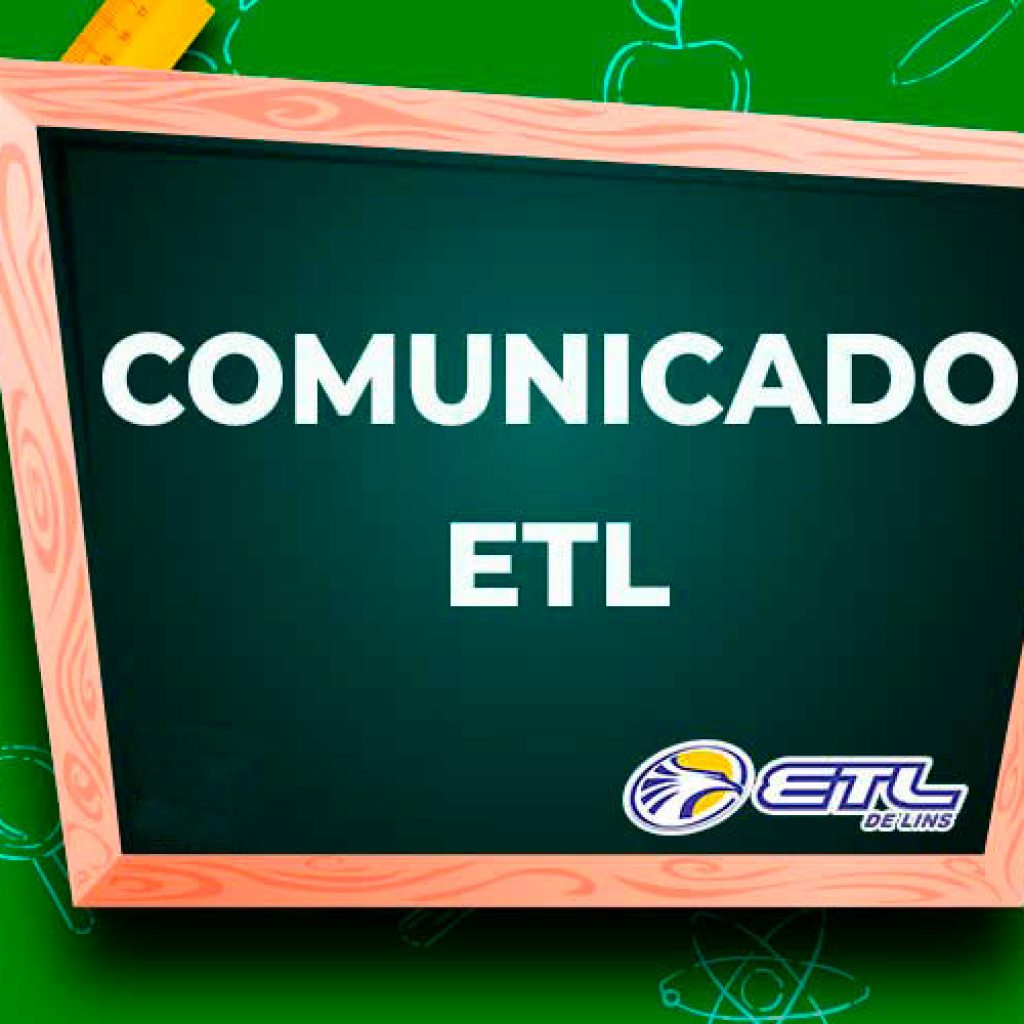 Comunicado sobre os feriados - ETL