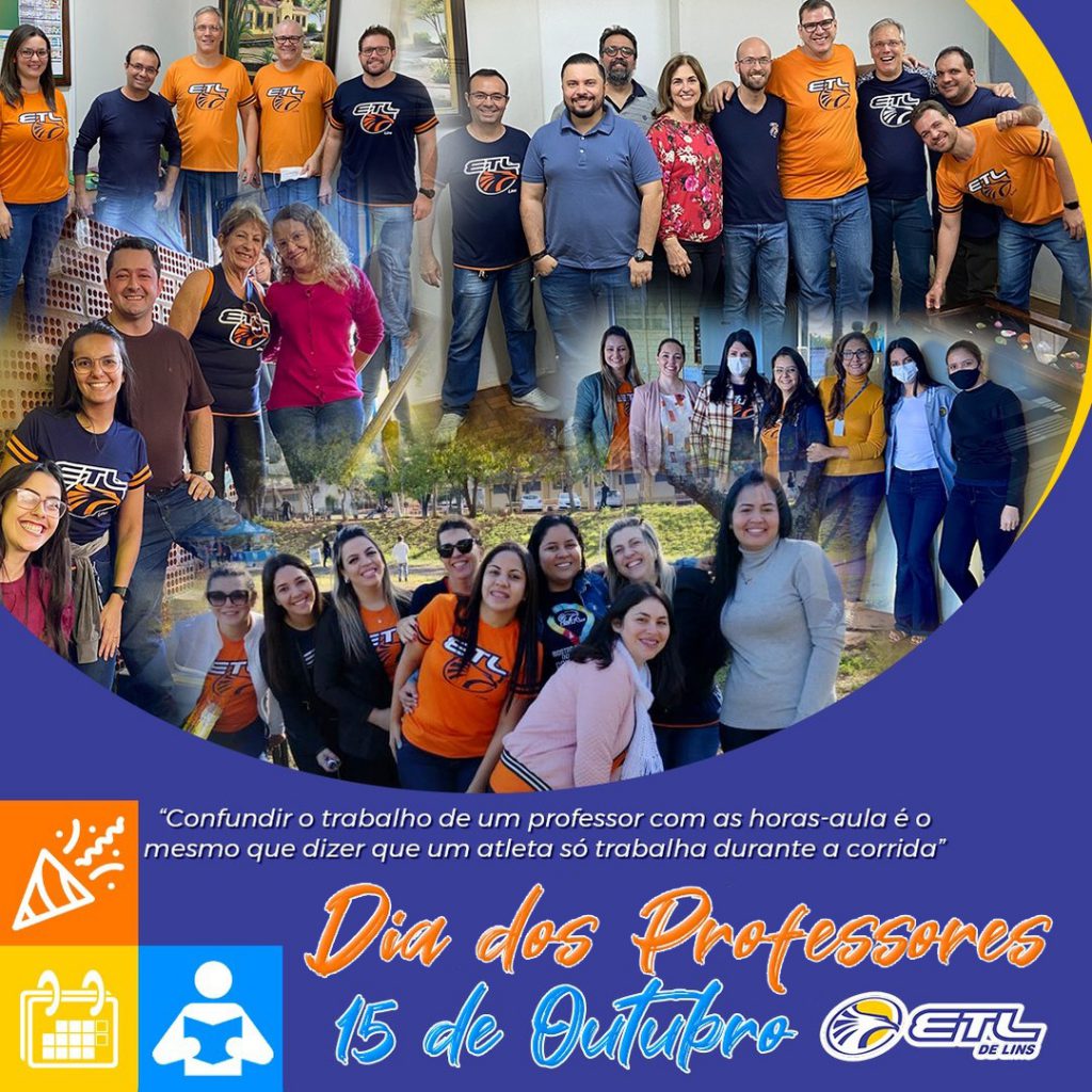 15 de Outubro - Feliz dia dos Professores!