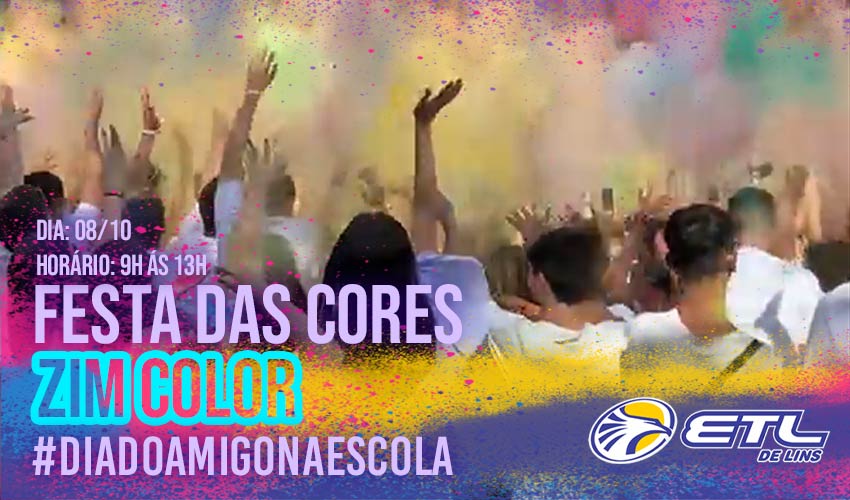 Festa das cores ETL ZIM COLOR