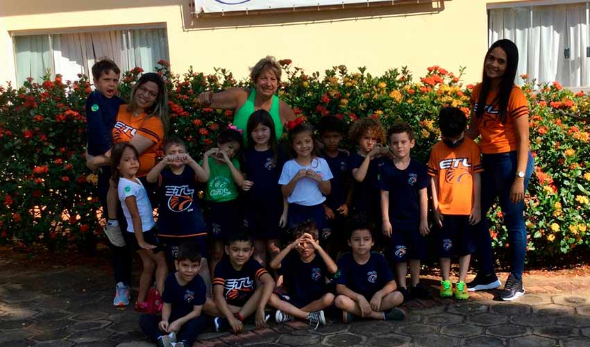 Aula de Educação Física na Educação Infantil!